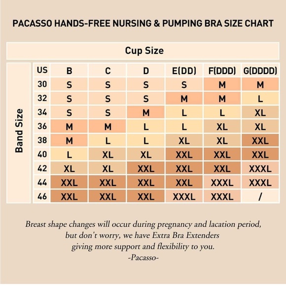 SPACASO womens black hands free nursing maternity plus size XXL wirefree bra NWT - Picture 10 of 10